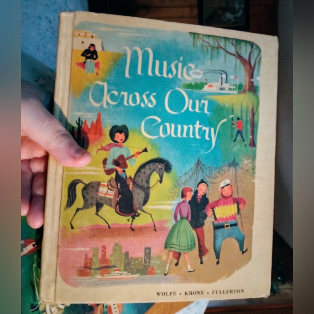 Vintage 1963 Music Across Our Country Book         1/24